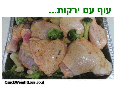 עוף עם ירקות בתנור - מתכון דיאטטי